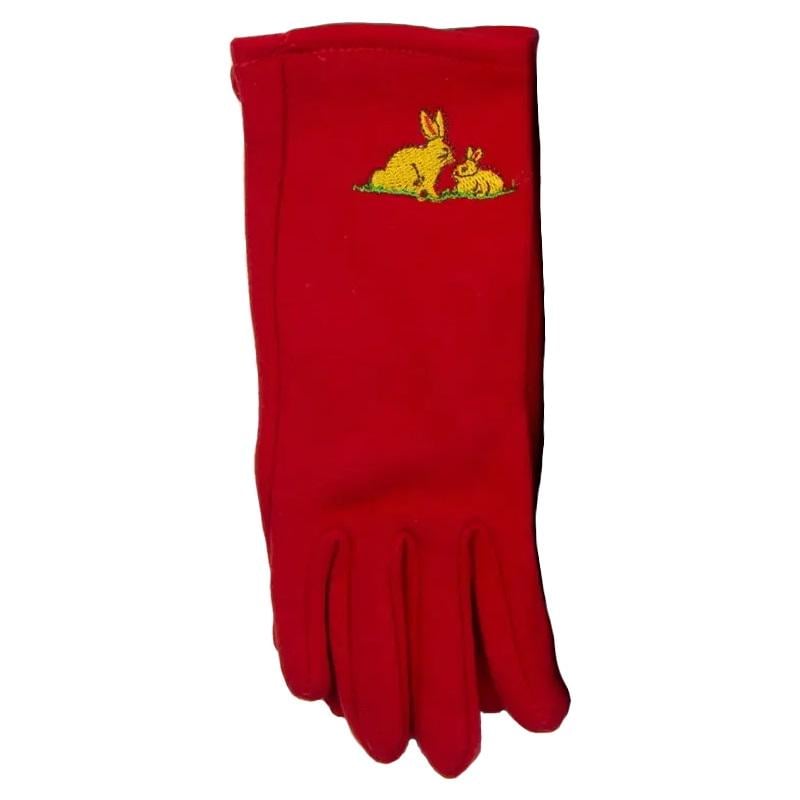 Перчатки подростковые трикотажные 18-4-13 M Красный (DR009758)