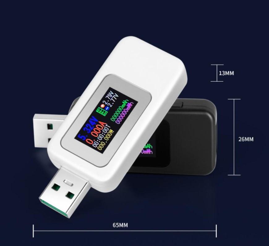 Тестер Keweisi KWS-18L USB 10в1 Чорний - фото 4 Тестер Keweisi KWS-18L USB 10в1 Чорний - фото 4