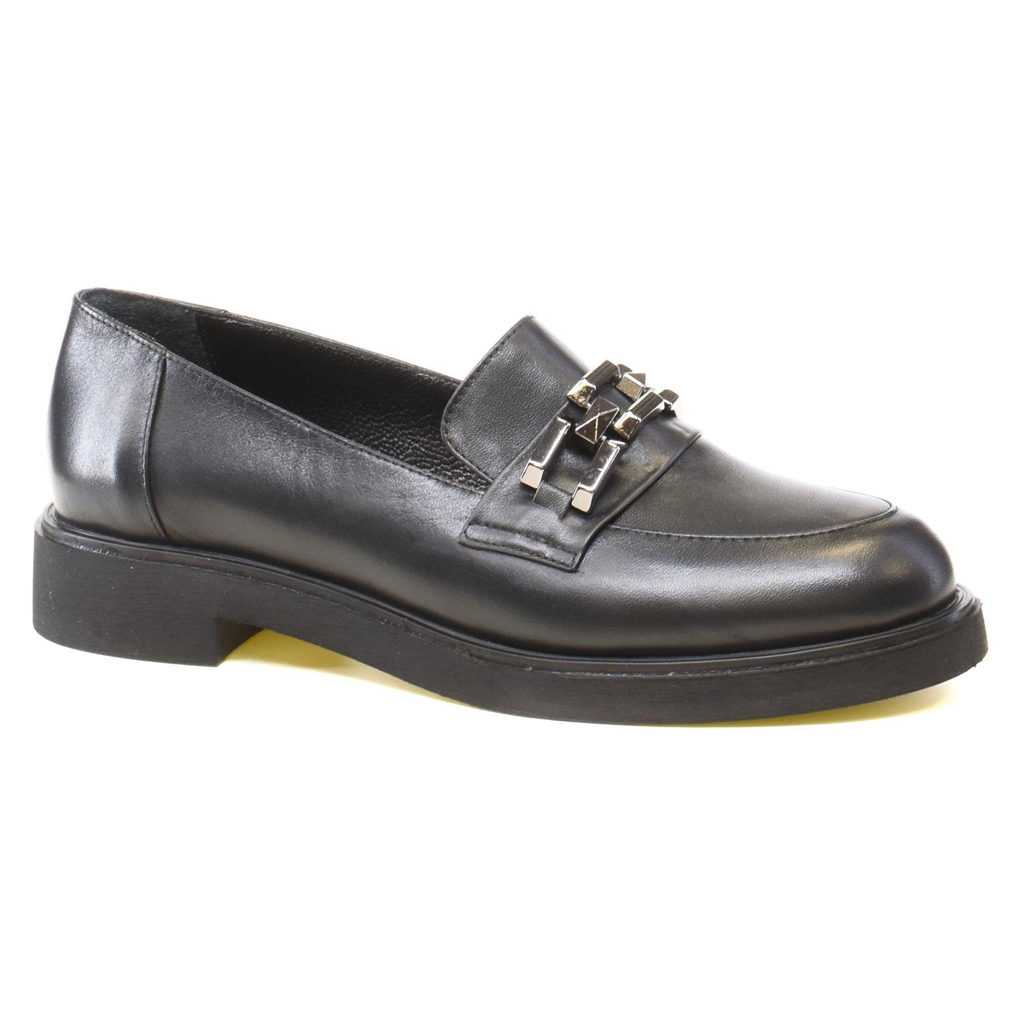 Туфли-лоферы женские осенние La Pinta р. 37 Черный (035196-37)