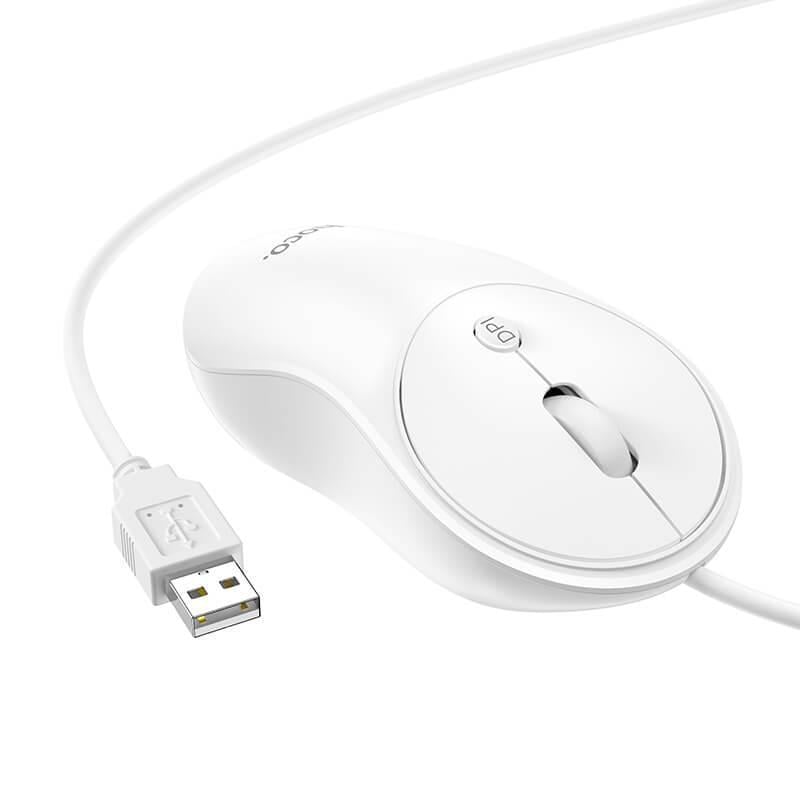 Компьютерная мышка Hoco Esteem business wired mouse GM13 1000/1600 dpi 1,5 м (2827085898)