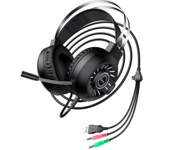 Наушники полноразмерные игровые Hoco ESD04 Black