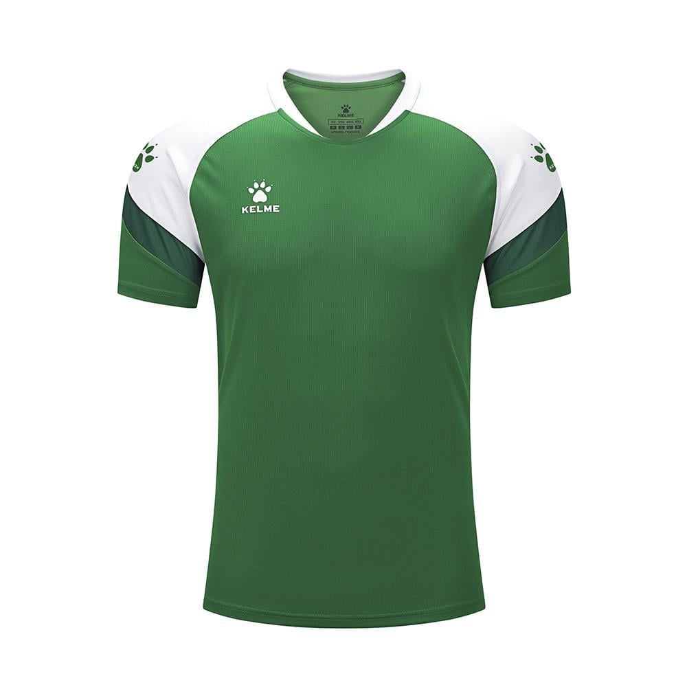 Футболка KELME BRAVO 7351TX1092.9311 S Зелено-белый (2626100855)