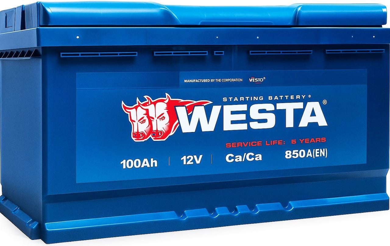 Акумулятор автомобільний Westa WPR101 Premium 100 Ah/850AL 1 +/- 353x175x190 см (904925)