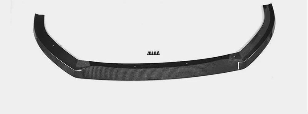 Накладка на передний бампер DDCarbon Lip V5/S-Line SD 2017-2020/Audi A3 2012-2020 гг. карбон (132987)