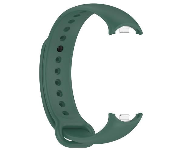 Ремешок Silicone для Xiaomi Mi Band 8 Темно-зеленый