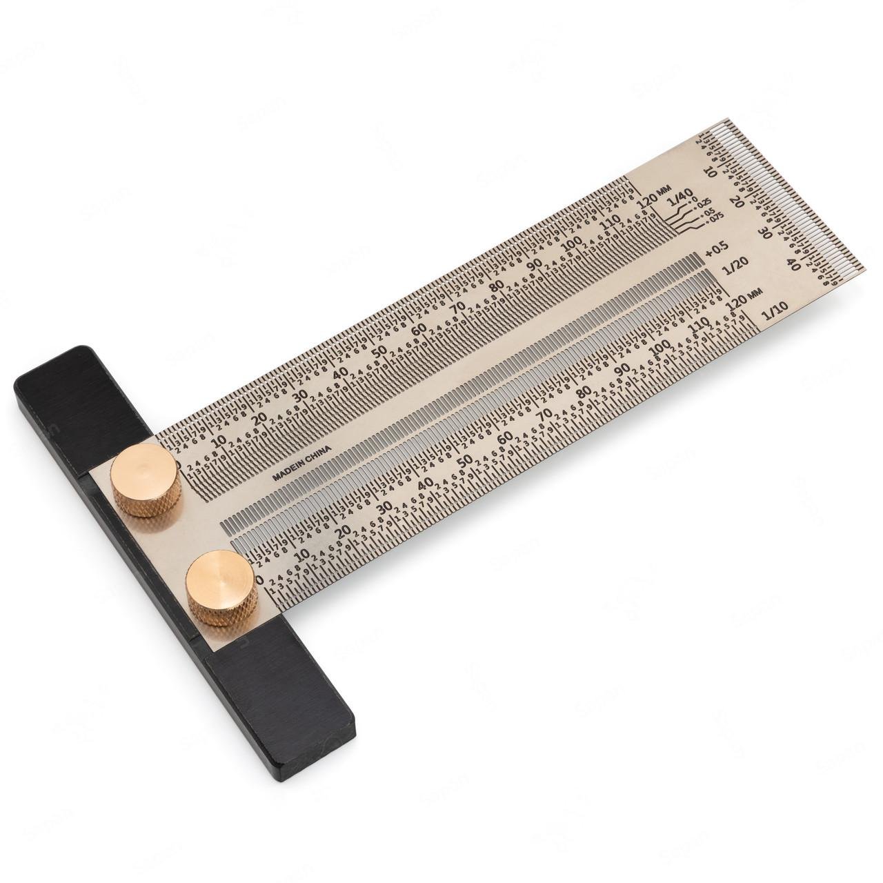 Линейка высокоточная столяра/мебельщика 0,25/0,5/0,75/1 мм (0014)