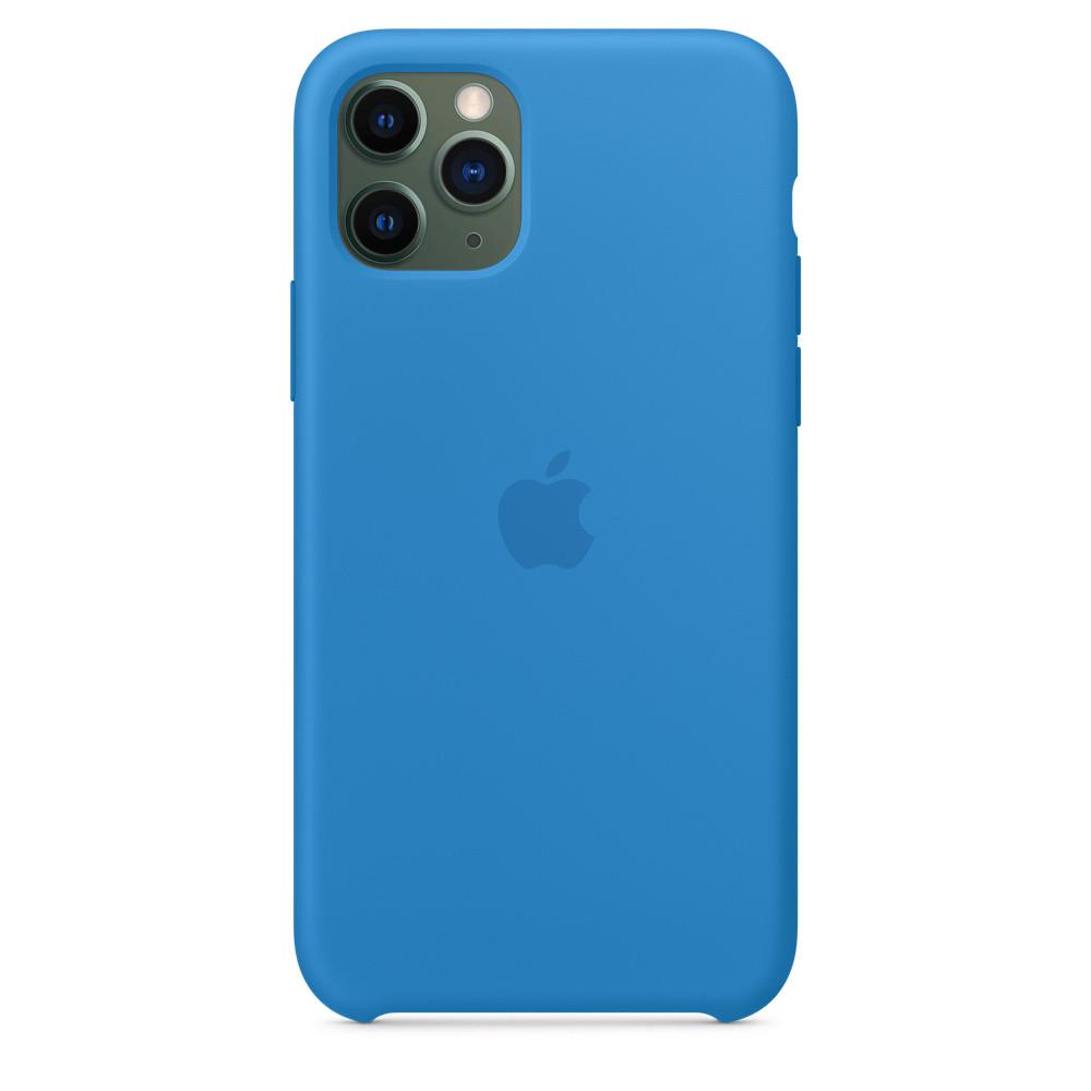 Силиконовый чехол-накладка Apple Silicone Case for iPhone 11 Pro, Surf Blue (HC) - фото 3