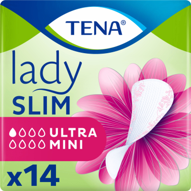 Урологічні прокладки жіночі Tena Lady Ultra Mini 14 шт. (000006473)