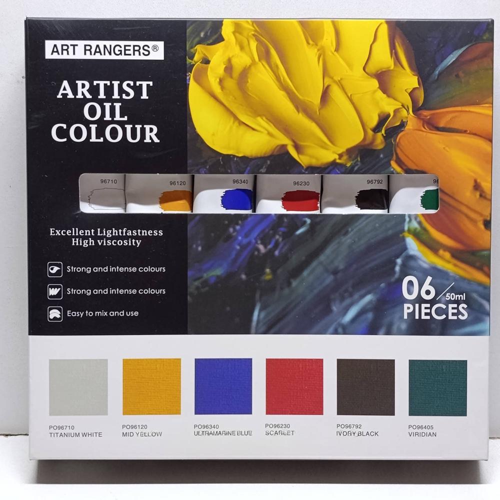 Олійні фарби художні професійні 50 мл 6 кольорів (37-122198) - фото 10 Олійні фарби художні професійні 50 мл 6 кольорів (37-122198) - фото 10