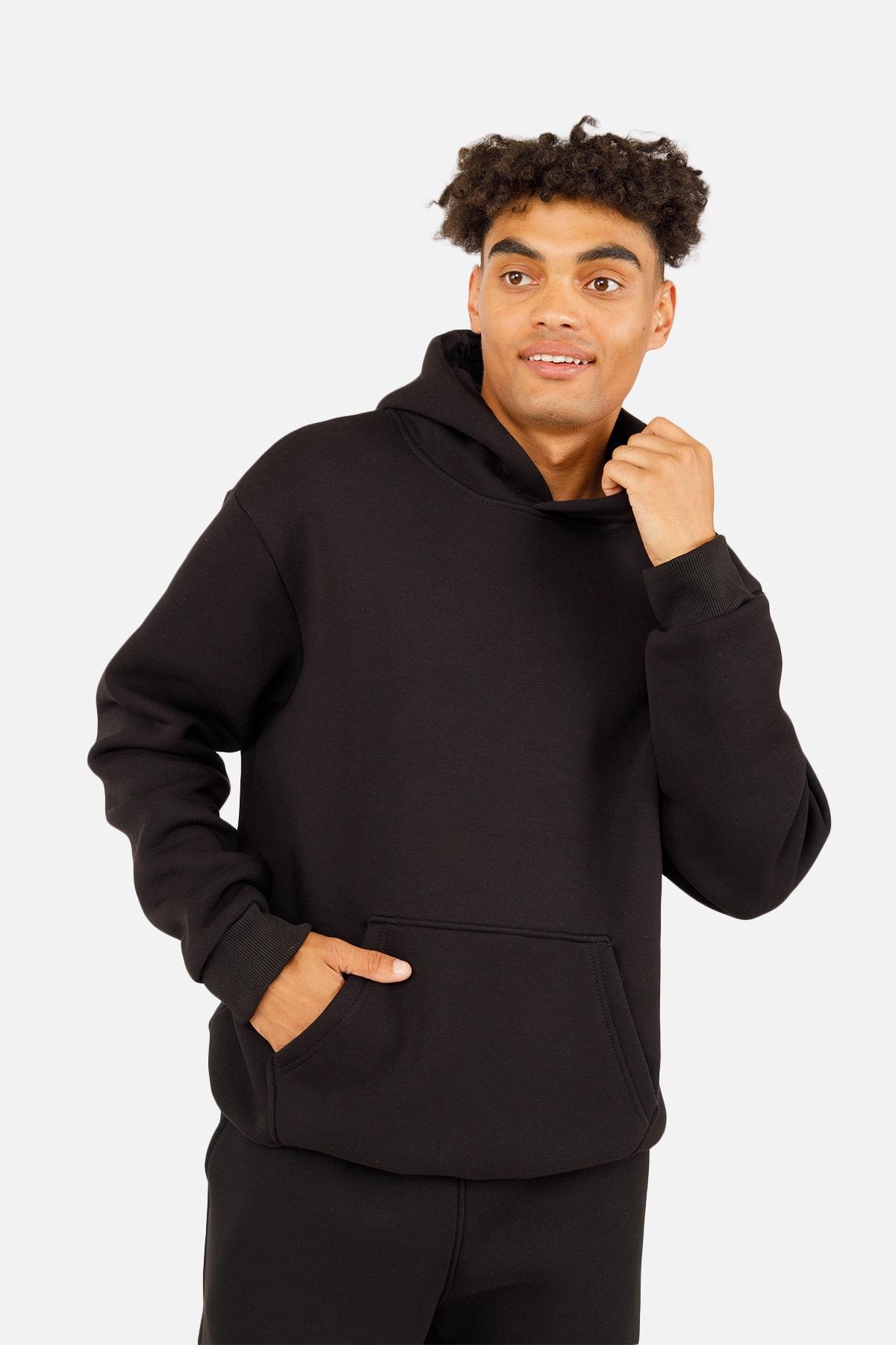 Худи мужское ЦБ-00254616 р. 54 Черный (SKT001004934)