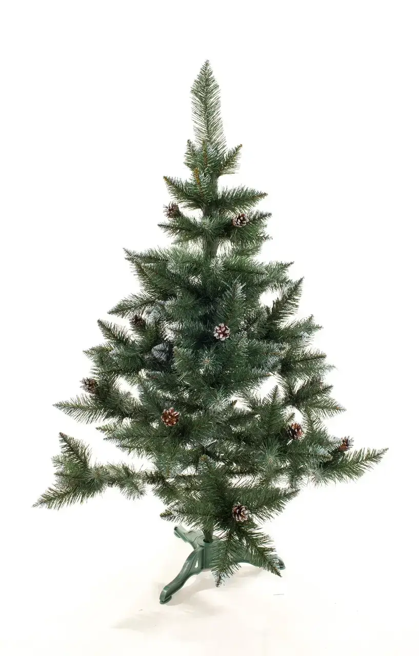 Ялинка штучна Елітна з шишками 2,5 м Зелений