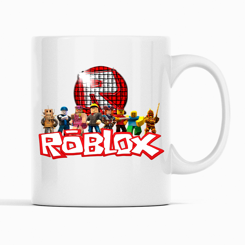 Чашка с принтом игры Roblox Игровой мир Белый (13548226)