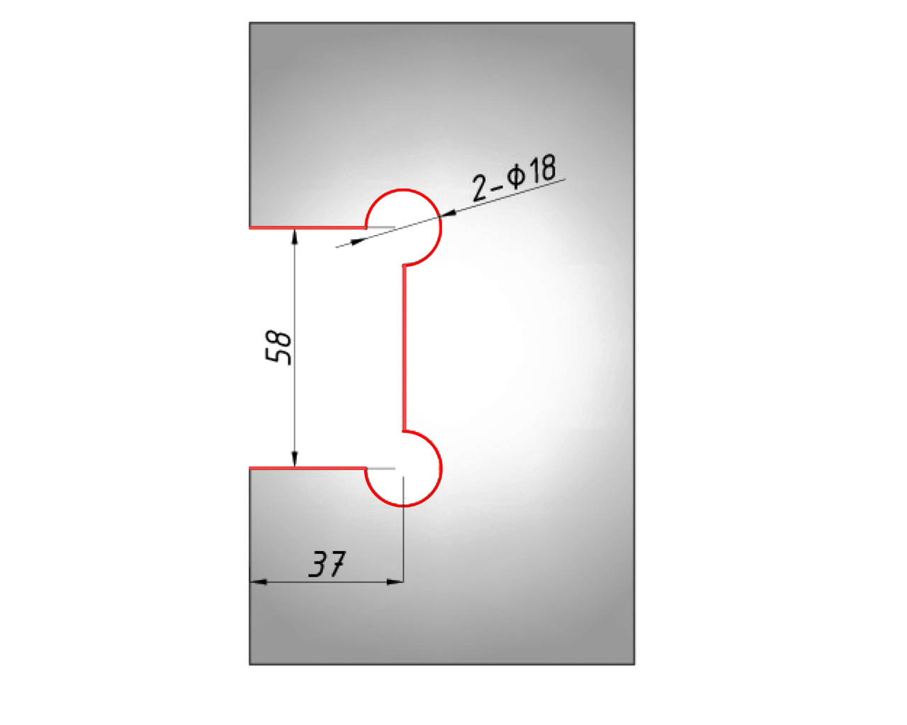 Петля для стеклянных дверей СКЛ Сатин (КП200В) - фото 10