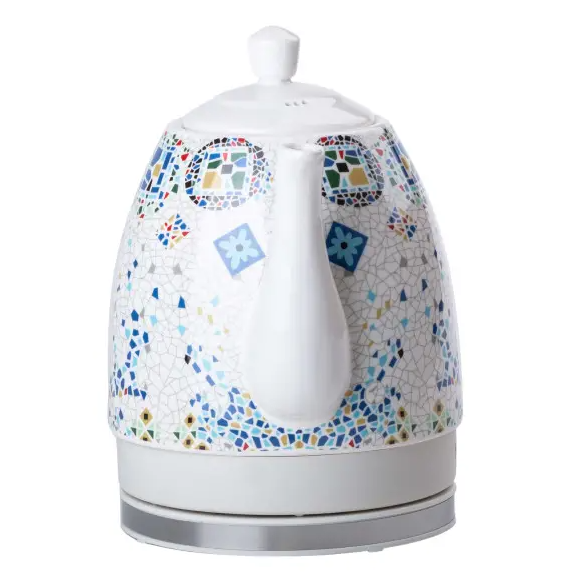 Електрочайник керамічний Sokany SK-09008 мозаїка дисковий 1,5 л - фото 2 Електрочайник керамічний Sokany SK-09008 мозаїка дисковий 1,5 л - фото 2