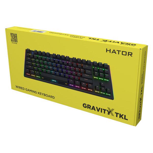 Клавіатура Hator Gravity X TKL Orange Black (HTK550UA) - фото 6