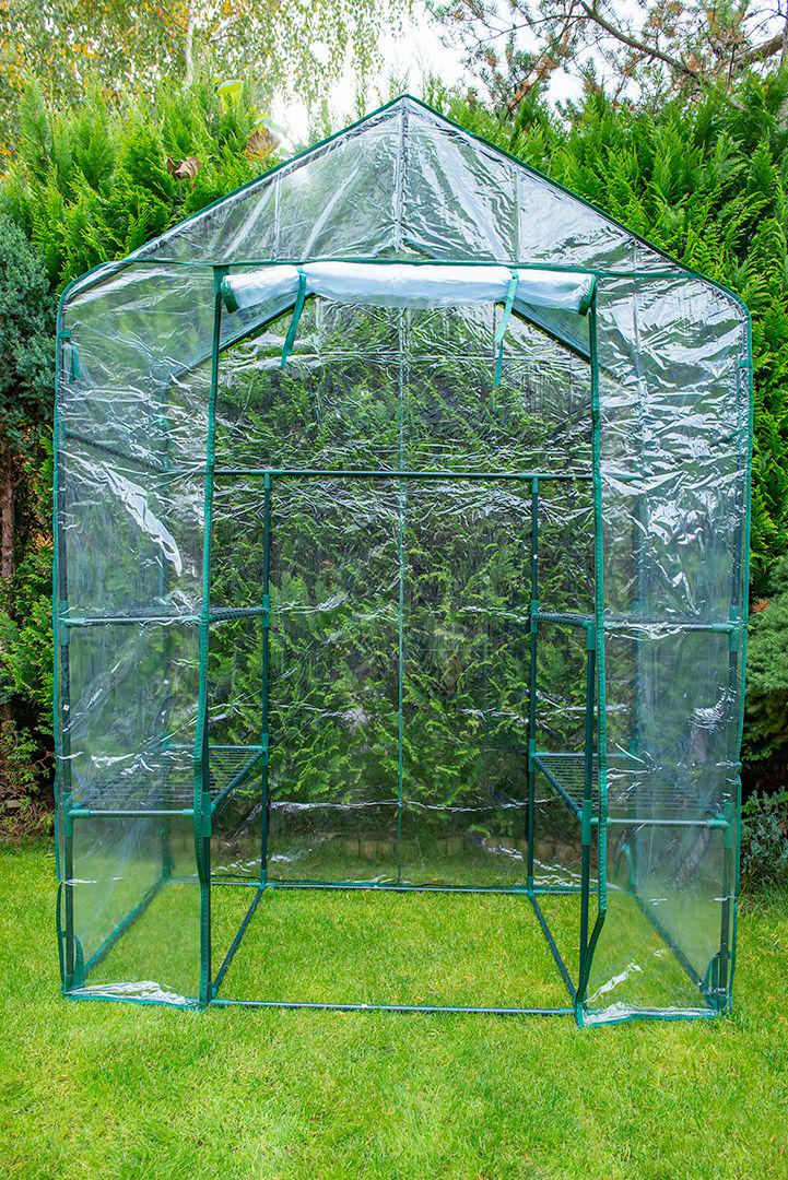 Парник складной Neo Tools 4 полки ПВХ пленка 195х143х73 мм Зеленый (15-902) - фото 6 Парник складной Neo Tools 4 полки ПВХ пленка 195х143х73 мм Зеленый (15-902) - фото 6