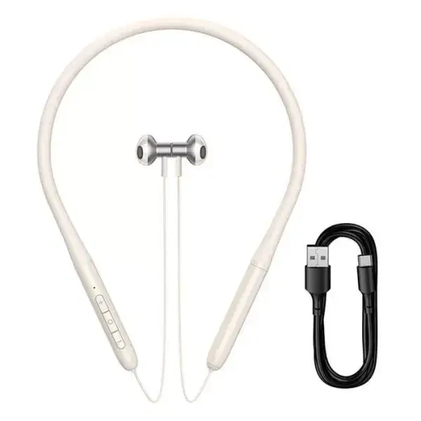 Навушники бездротові BASEUS Bowie P1 Half In-ear Neckband Wireless Earphones NGPB000102 Creamy/White