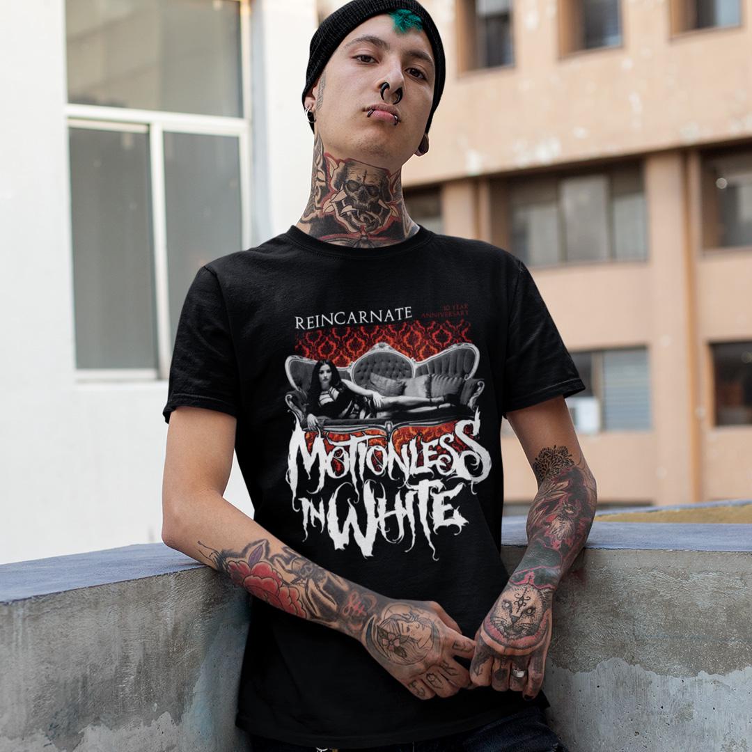 Футболка мужская Motionless in White Reincarnate 10 Year Anniversary L Черный (32698415)