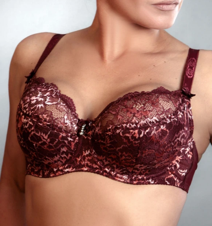 Бюстгальтер м’яка чашка 5086 напівпоролон D80 Бордо (5086-2)