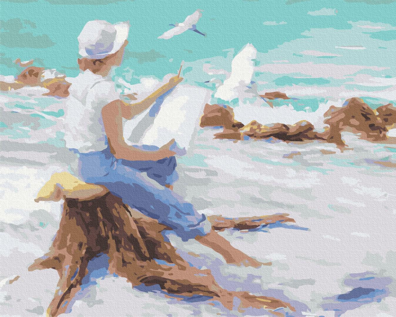 Картина по номерам Brushme Морской очерк 48x60 см (BS28383L)