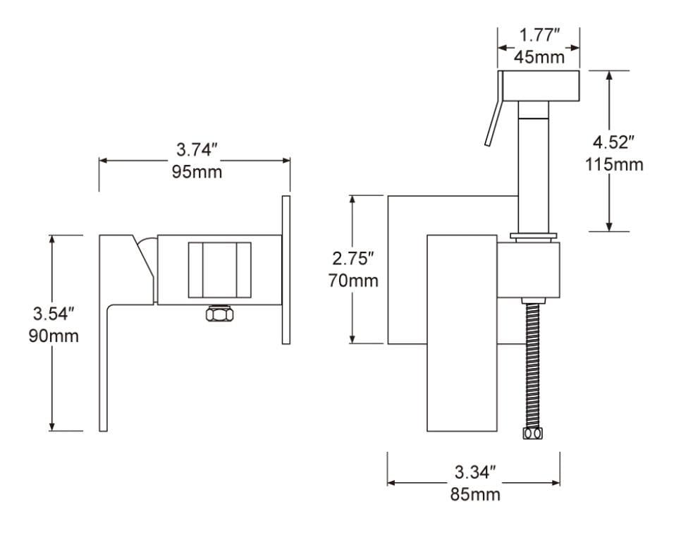Гигиенический душ Frap F7506 Хром - фото 5 Гигиенический душ Frap F7506 Хром - фото 5