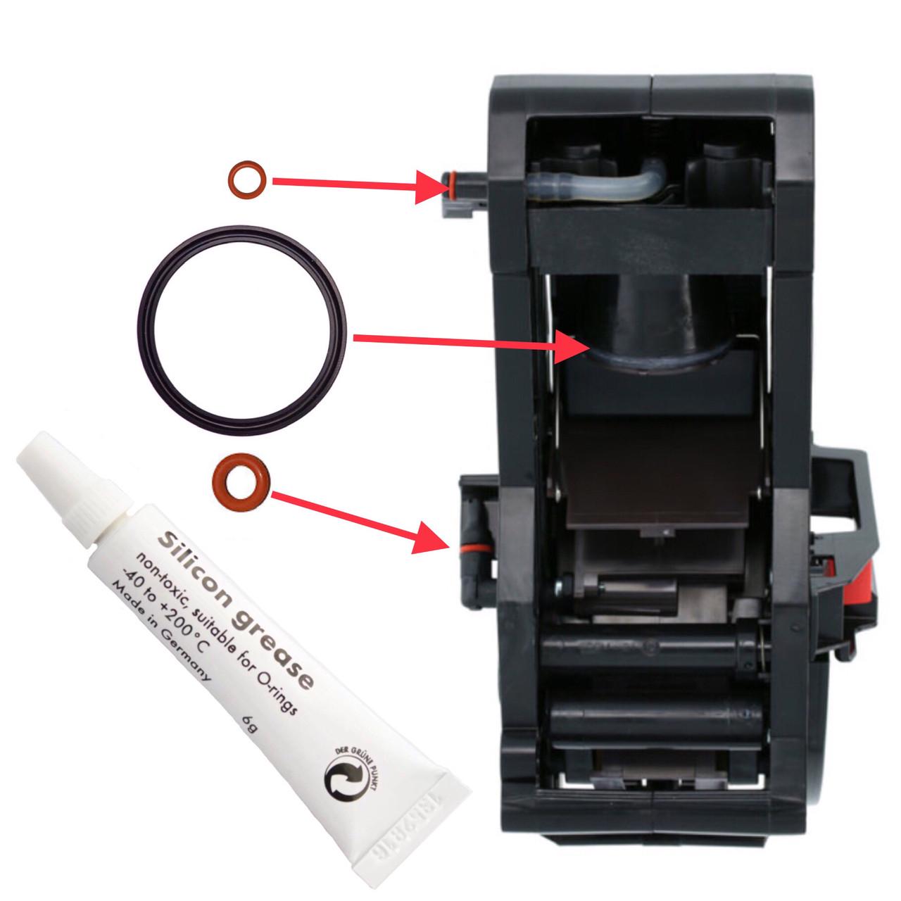 Ремкомплект S для заварного устройства кофемашины Nivona NICR со смазкой Silikonfett (1186807071) - фото 3