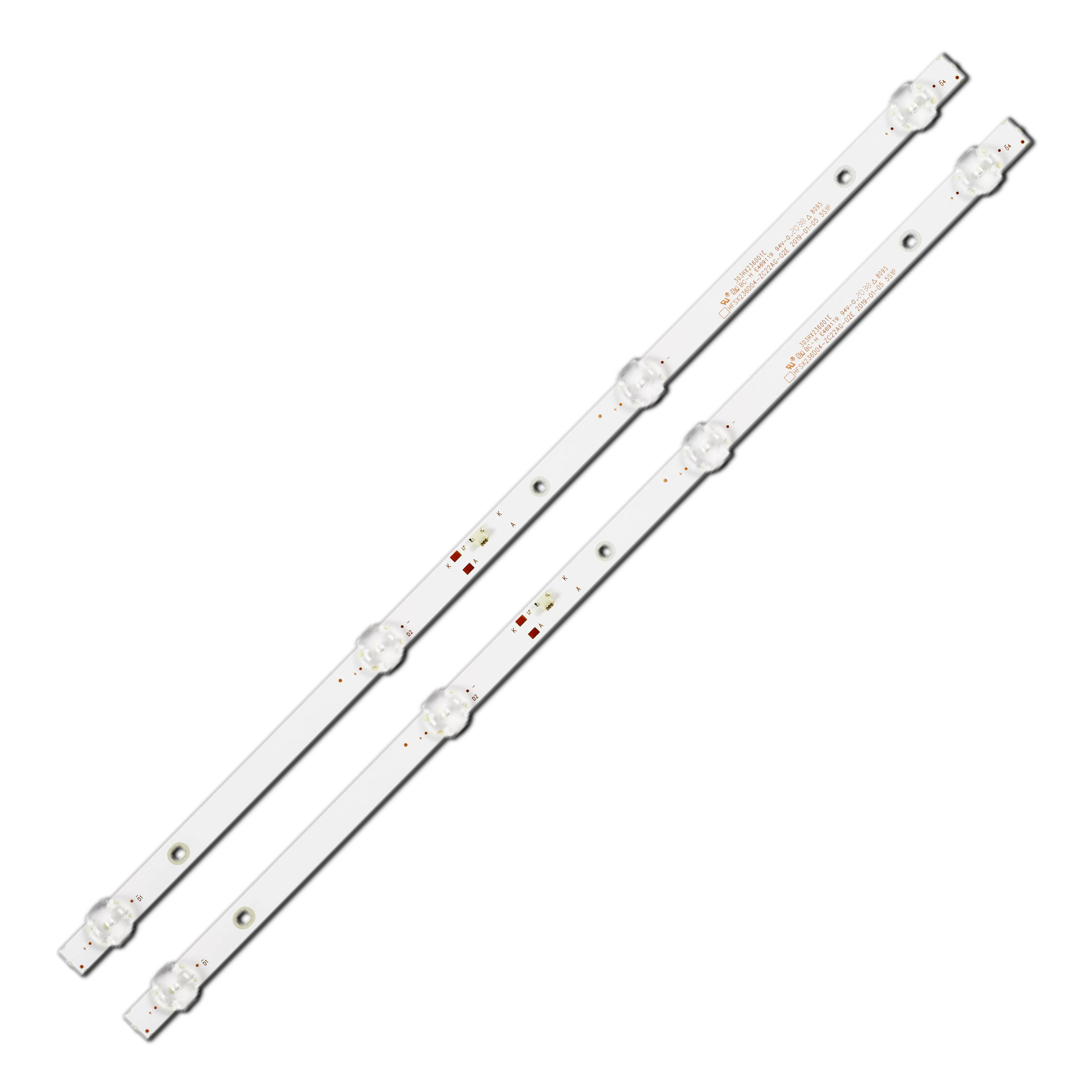 Комплект LED подсветки для TV HFSX236D04-ZC22AG-02E 303HX236001E CRH-F23.6JL53030020499N-REV1.0 24DH5500 24" 2 шт. (ART-14088)