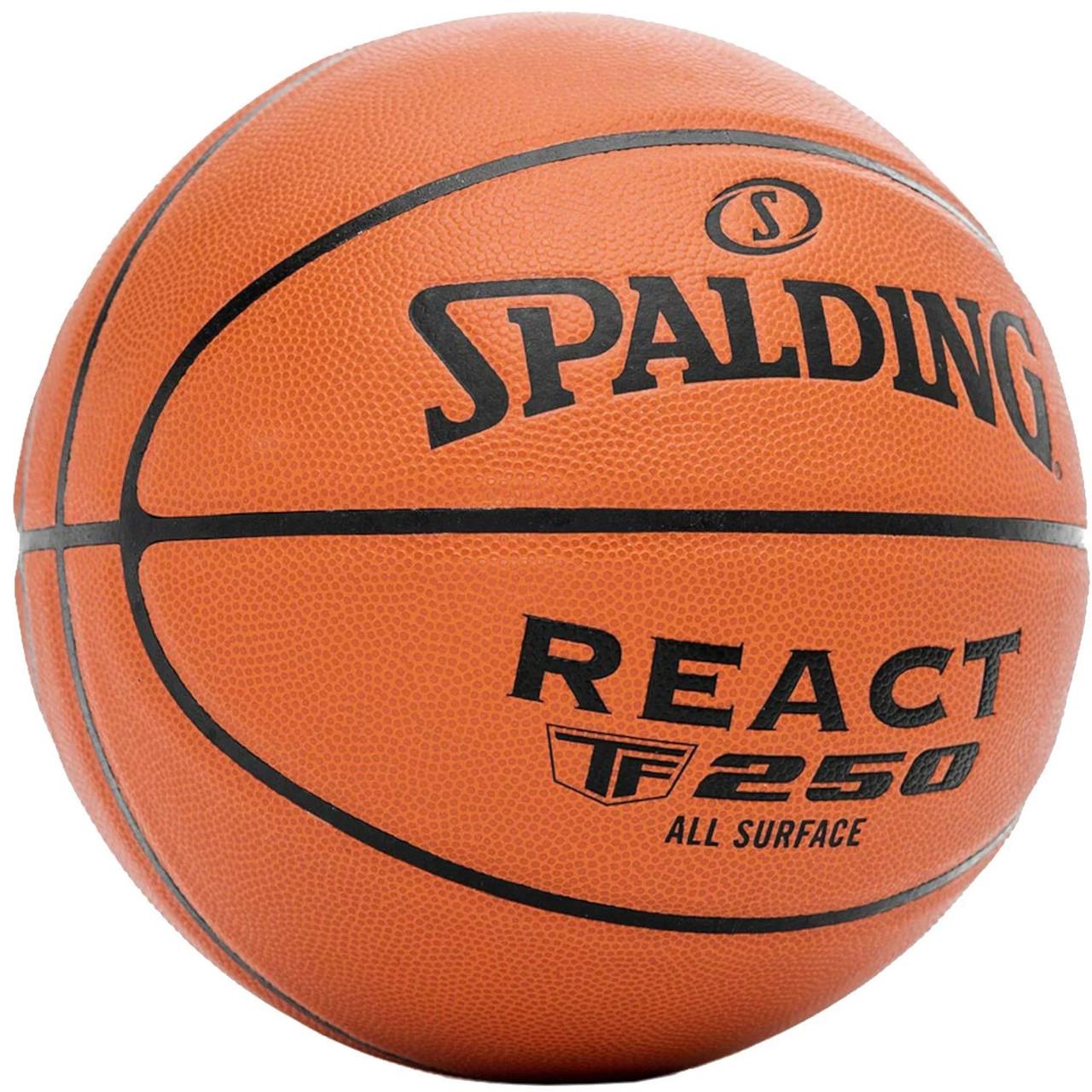 М'яч баскетбольний Spalding REACT TF-250 Уні 7 Помаранчевий (76801Z) - фото 2