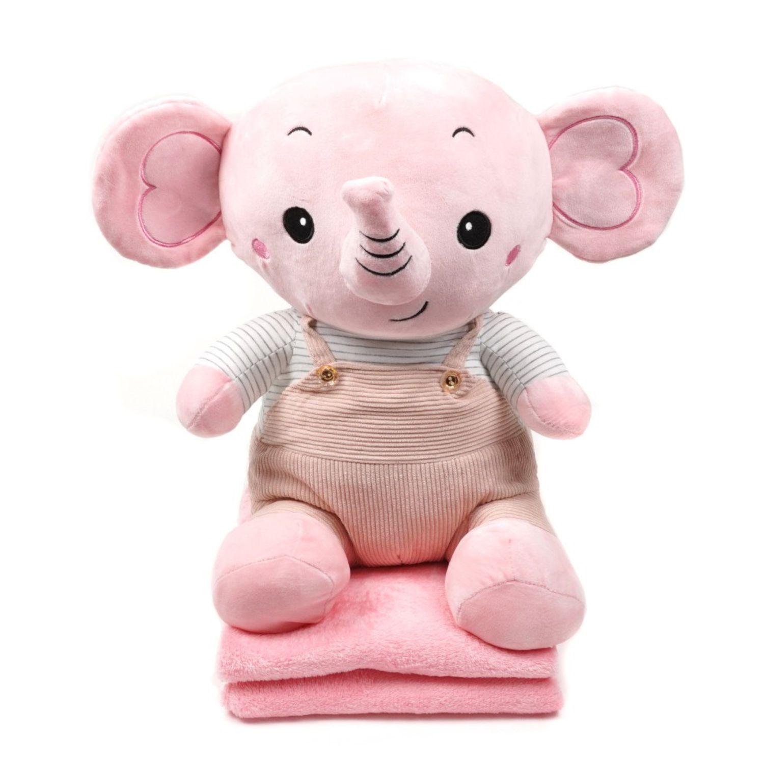 Іграшка-плед Слонік 3в1 50 см (2404) Іграшка-плед Слонік 3в1 50 см (2404)