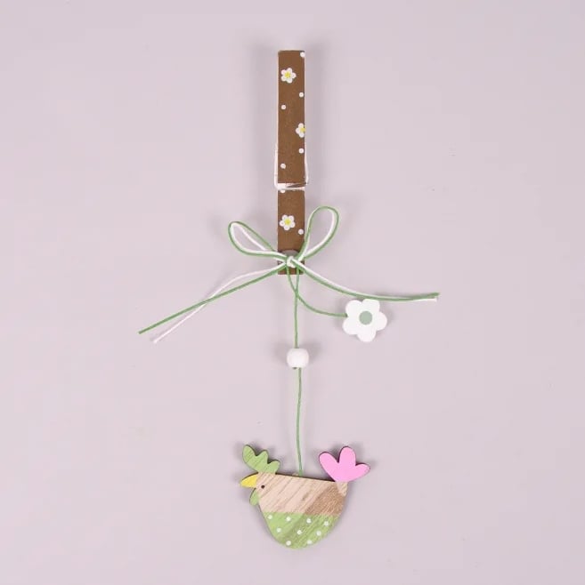 Подвеска декоративная Flora Курица на прищепке (44197)