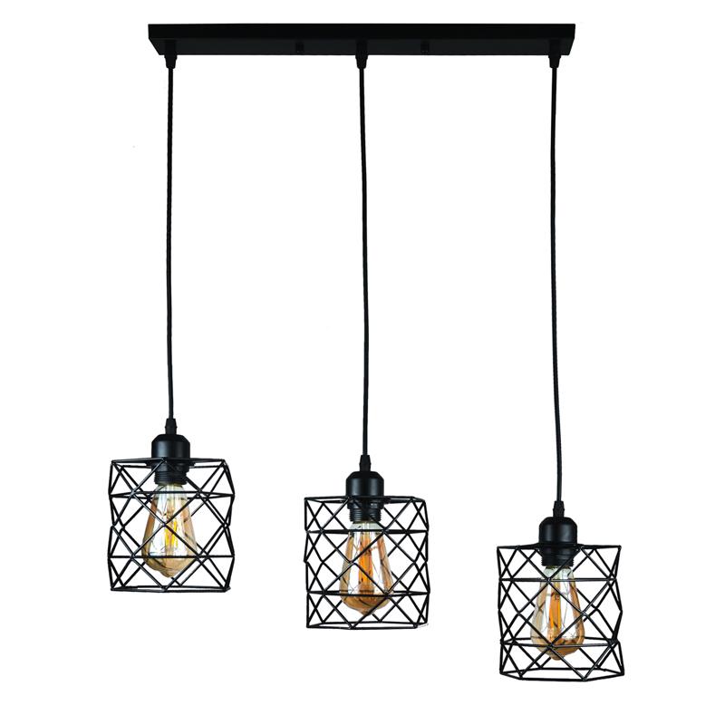 Люстра подвесная Light House LS-17192F-3 500 Черный