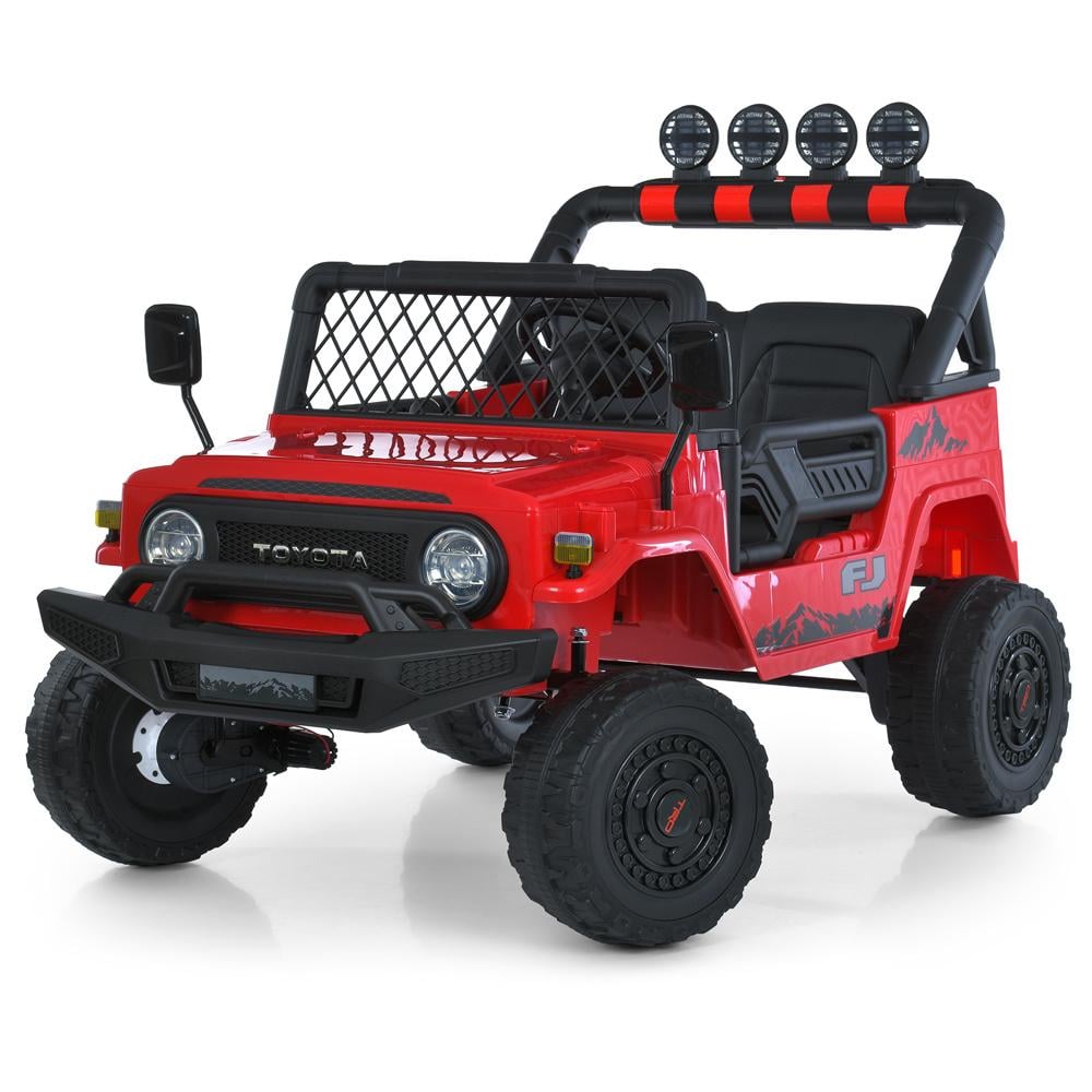 Дитячий електромобіль Bambi Jeep Toyota 2566AEBLR 4W Червоний