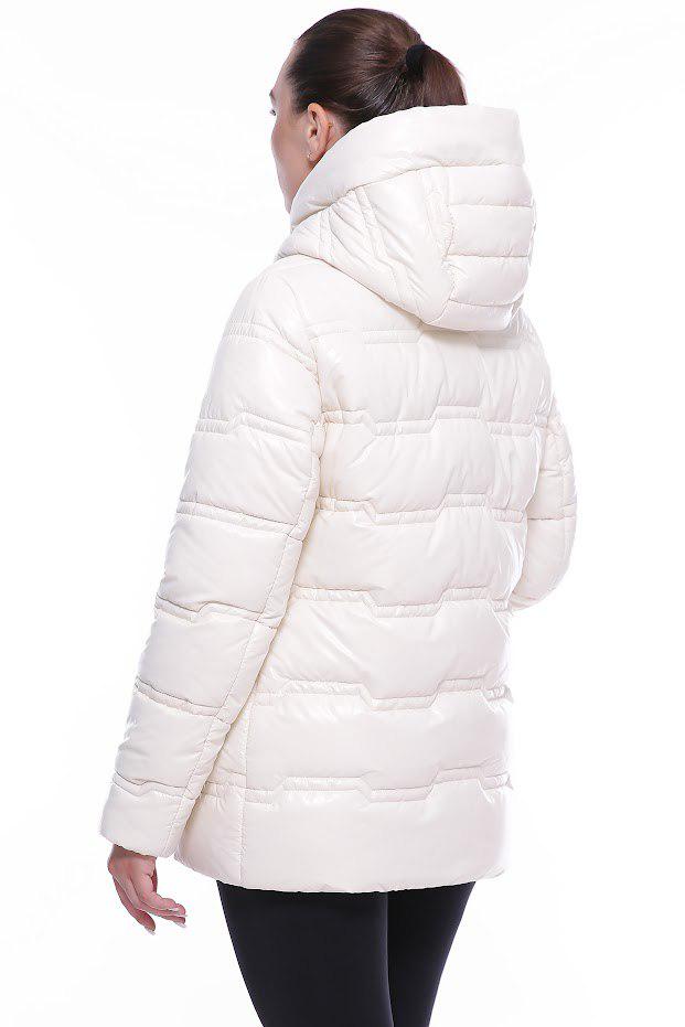 Пуховик жіночий Rolana Мішель р. 52 Молочний (106-17-52) - фото 2 Пуховик жіночий Rolana Мішель р. 52 Молочний (106-17-52) - фото 2