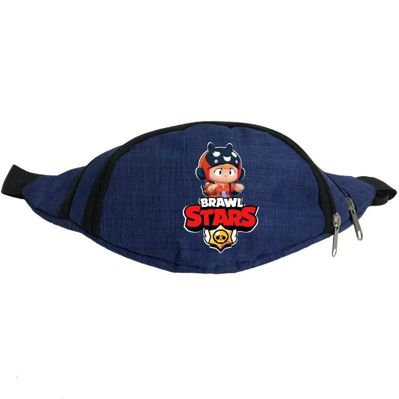 Поясная сумка-бананка Cappuchino toys Бравл Старс Леони БС-001 Синий (1452496388)