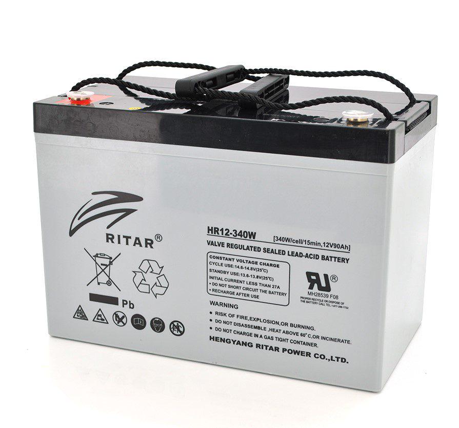 Аккумуляторная батарея AGM Ritar HR-12340W 12V 90Ah