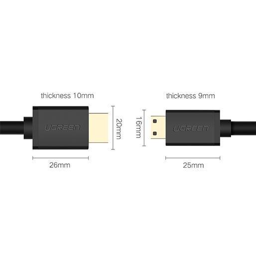 Кабель HDMI Mini Ugreen 11167 4K 1,5 м - фото 5