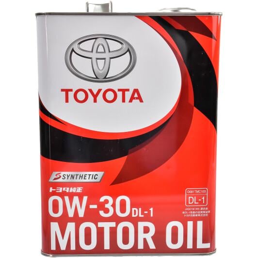 Моторное масло Toyota Diesel Oil DL1 0W-30 4 л