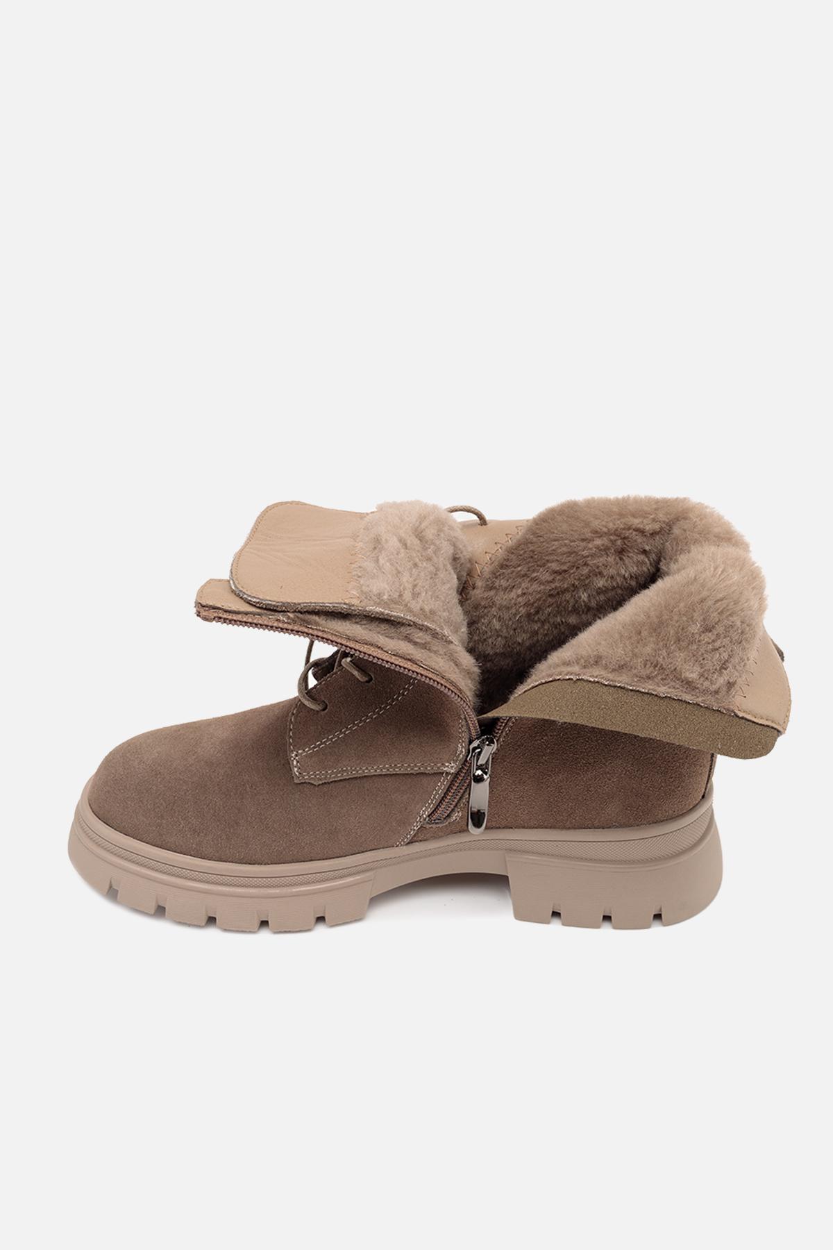 Ботинки женские Yuki ЦБ-00251120 р. 39 Коричневый (SKT000995707) - фото 6 Ботинки женские Yuki ЦБ-00251120 р. 39 Коричневый (SKT000995707) - фото 6