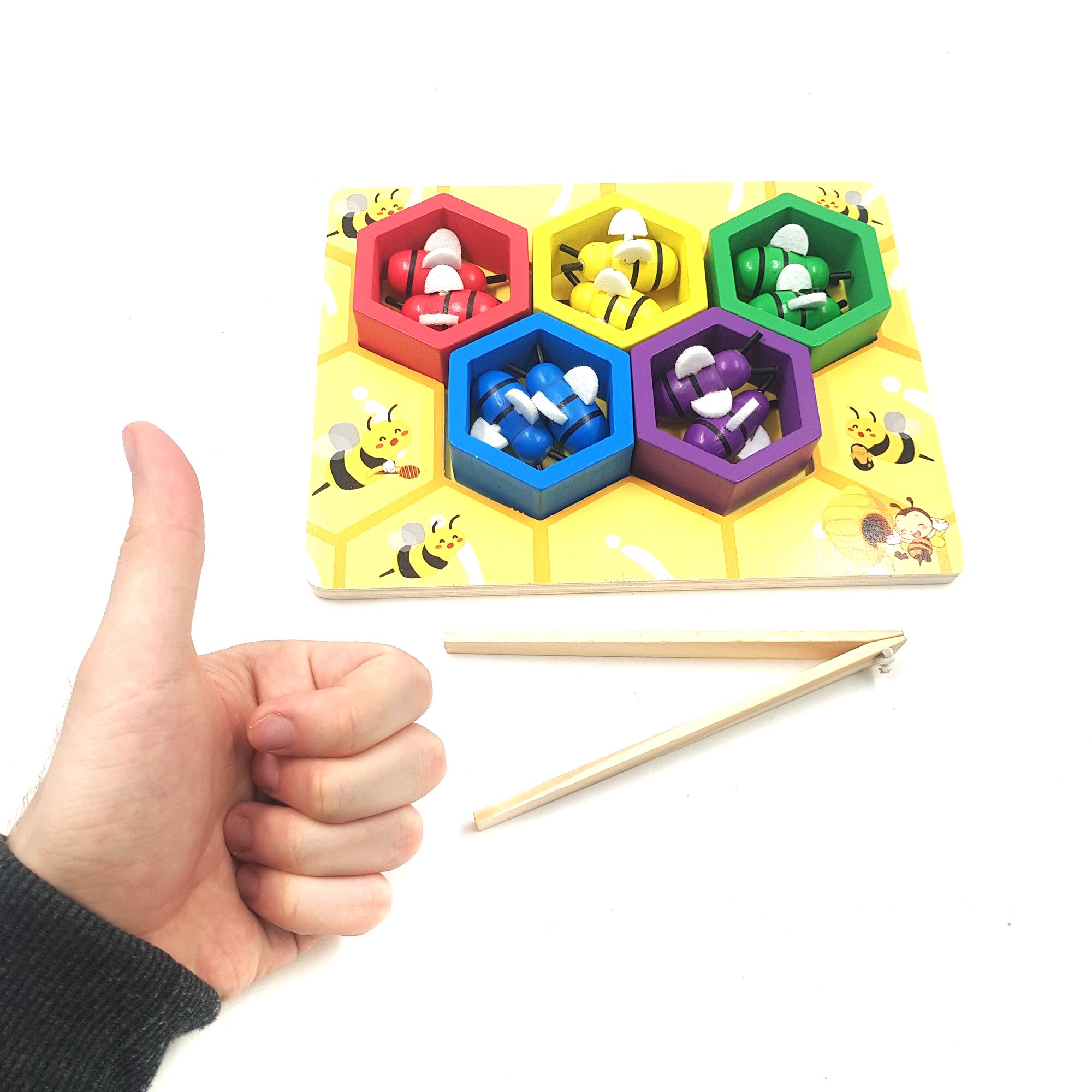 Сортер для малюків Пасика дерев'яний 17 елементів Різнокольоровий - фото 6 Сортер для малюків Пасика дерев'яний 17 елементів Різнокольоровий - фото 6