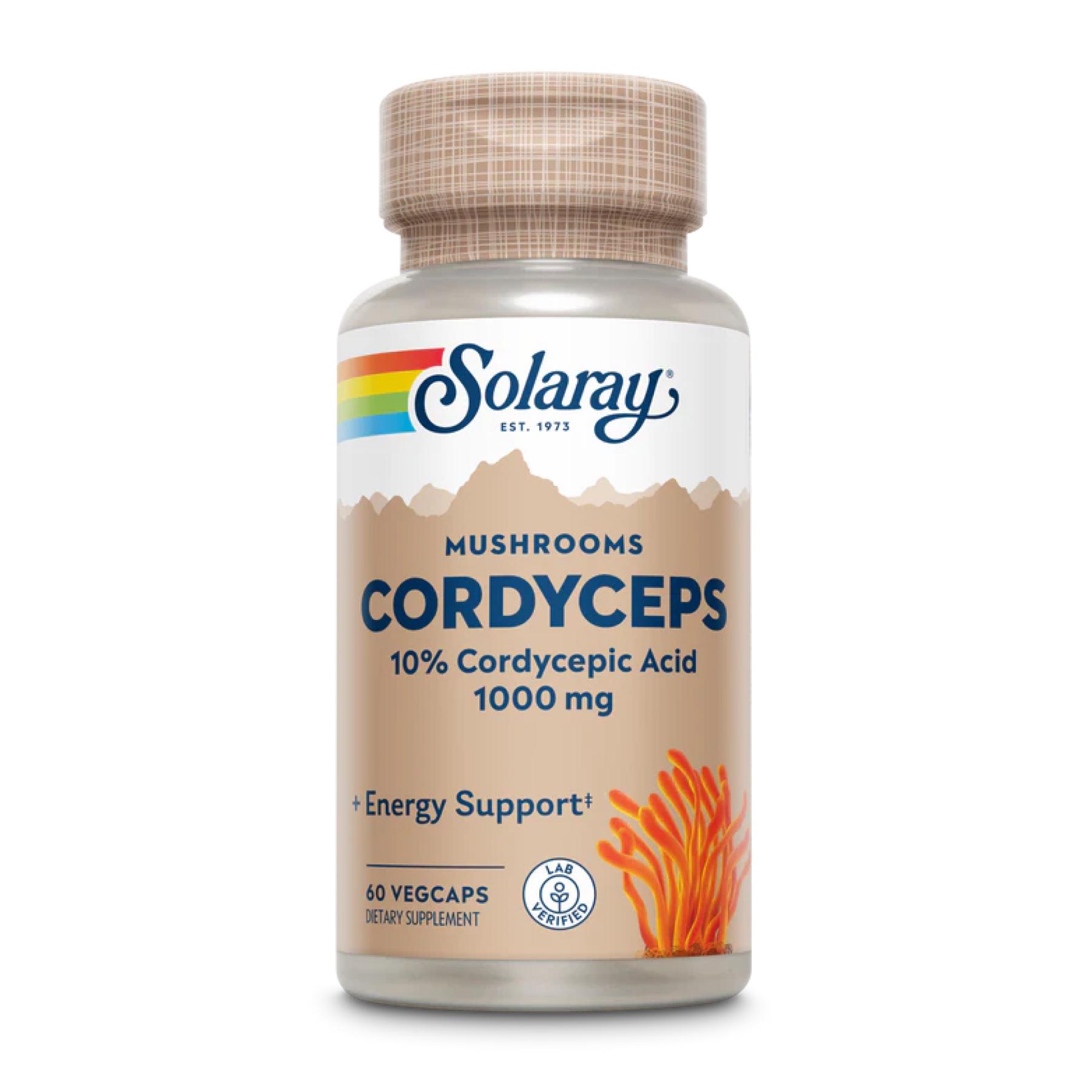 Натуральная добавка Cordyceps Mushroom Extract 500 mg 60 vcaps (2023-10-2131)