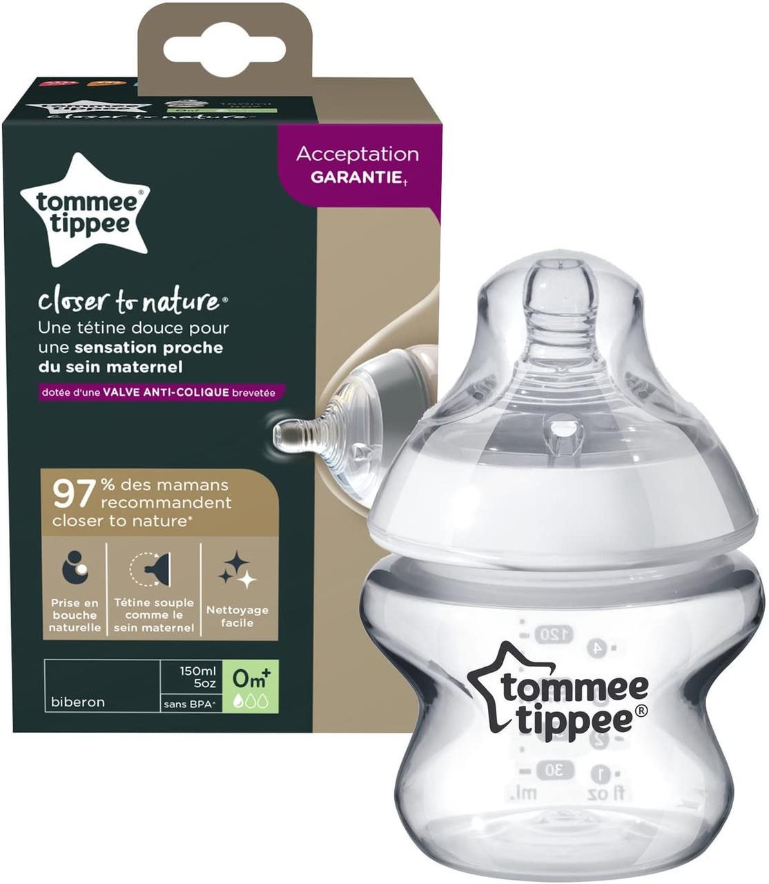 Бутылочка для кормления Tommee Tippee Closer to Nature 150 мл (TT0013) - фото 4