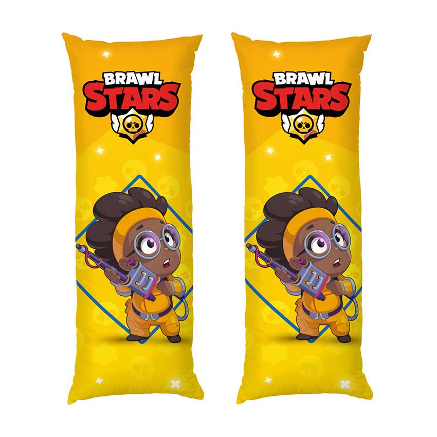 Подушка дакимакура Meg Brawl Stars габардин 140х45 см (112931-2)