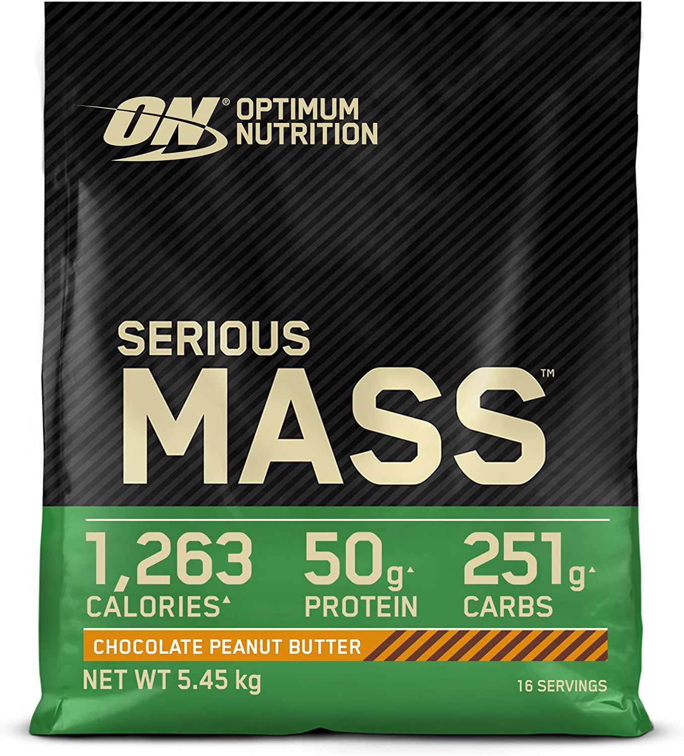 Гейнер Optimum Nutrition Serious Mass Chocolate Peanut Butter 5455 g