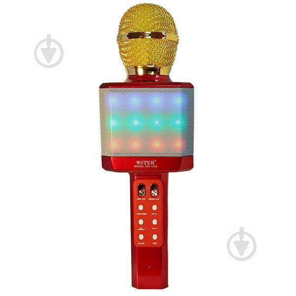 Микрофон-караоке WSTER WS-1828 Красный (101115)