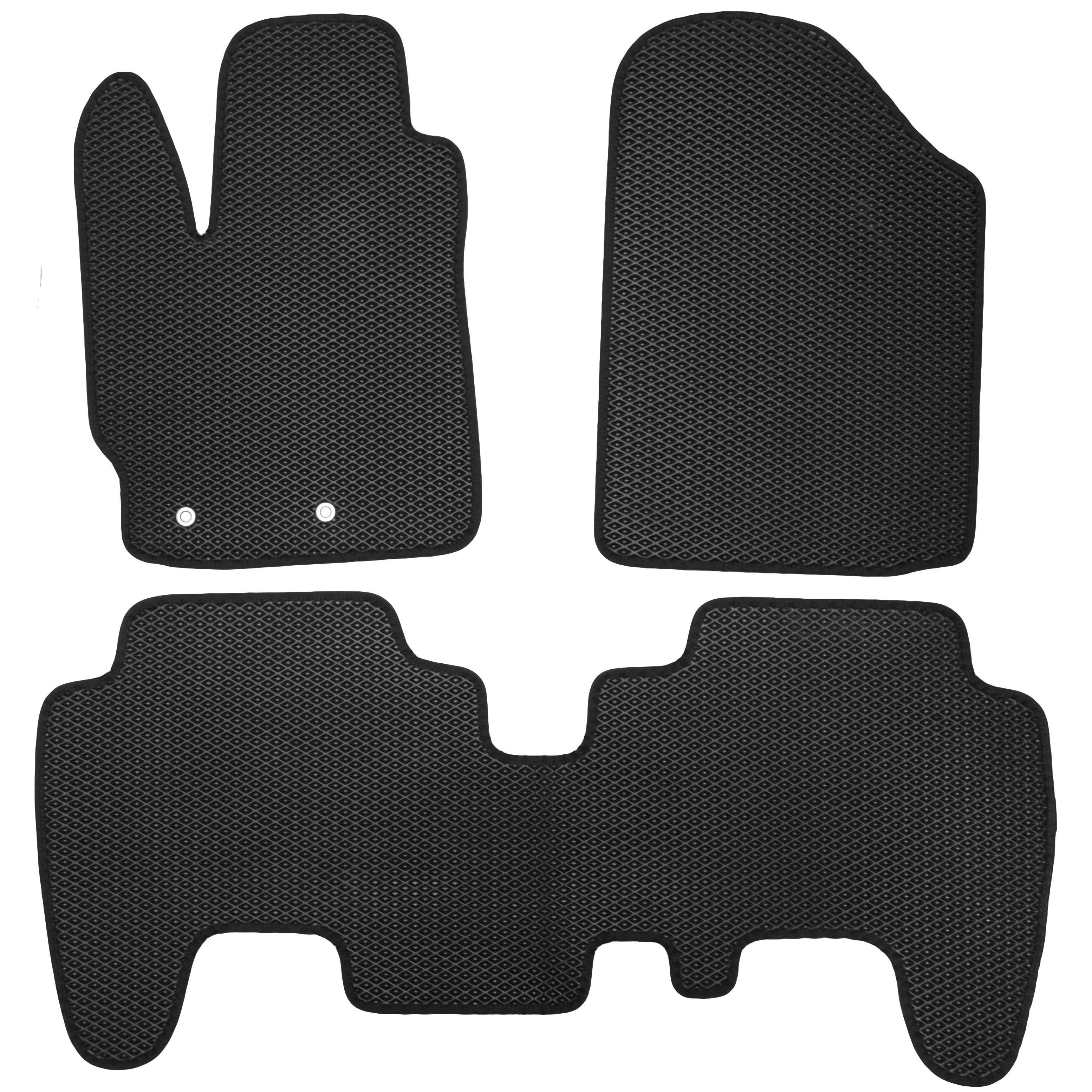 Коврики в салон для Toyota Yaris '06-10 EVA-полимерные Черный (150635)