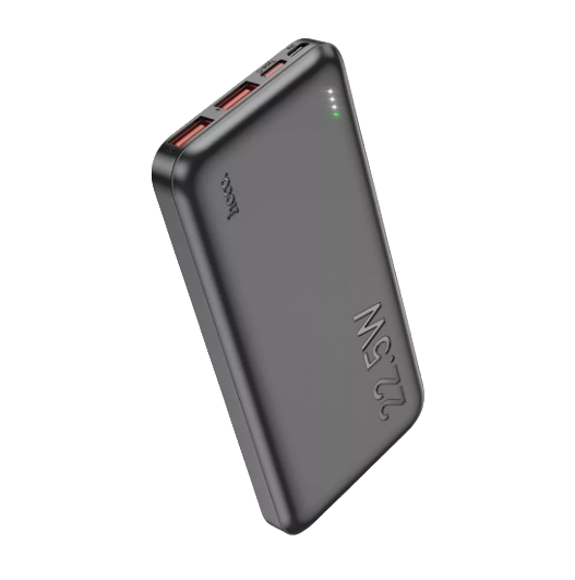 Портативное зарядное устройство Hoco J101 Astute 22,5W 10000 mAh 2xUSB/Type-C Черный (10060644)