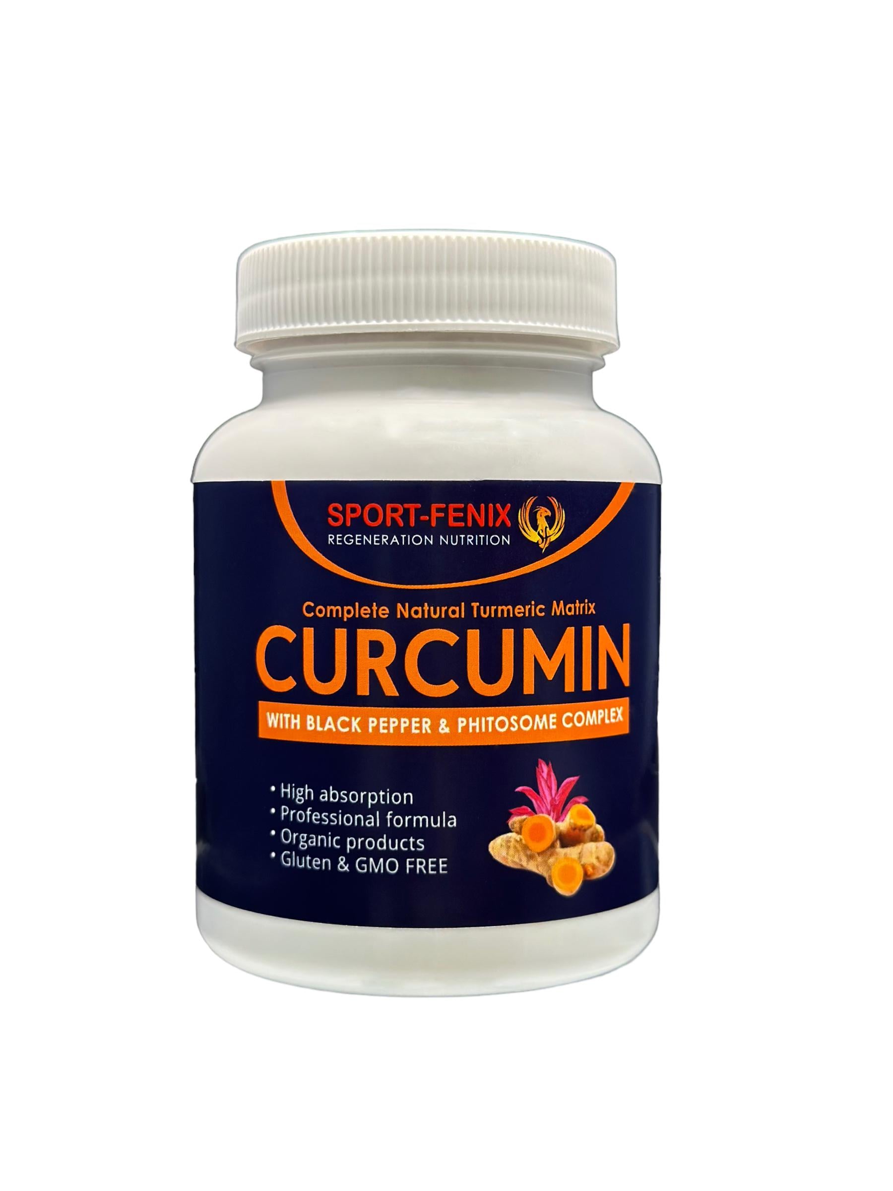 Натуральна добавка Sport-Fenix CURCUMIN повного спектру дії 90 капсул (SF-11030)