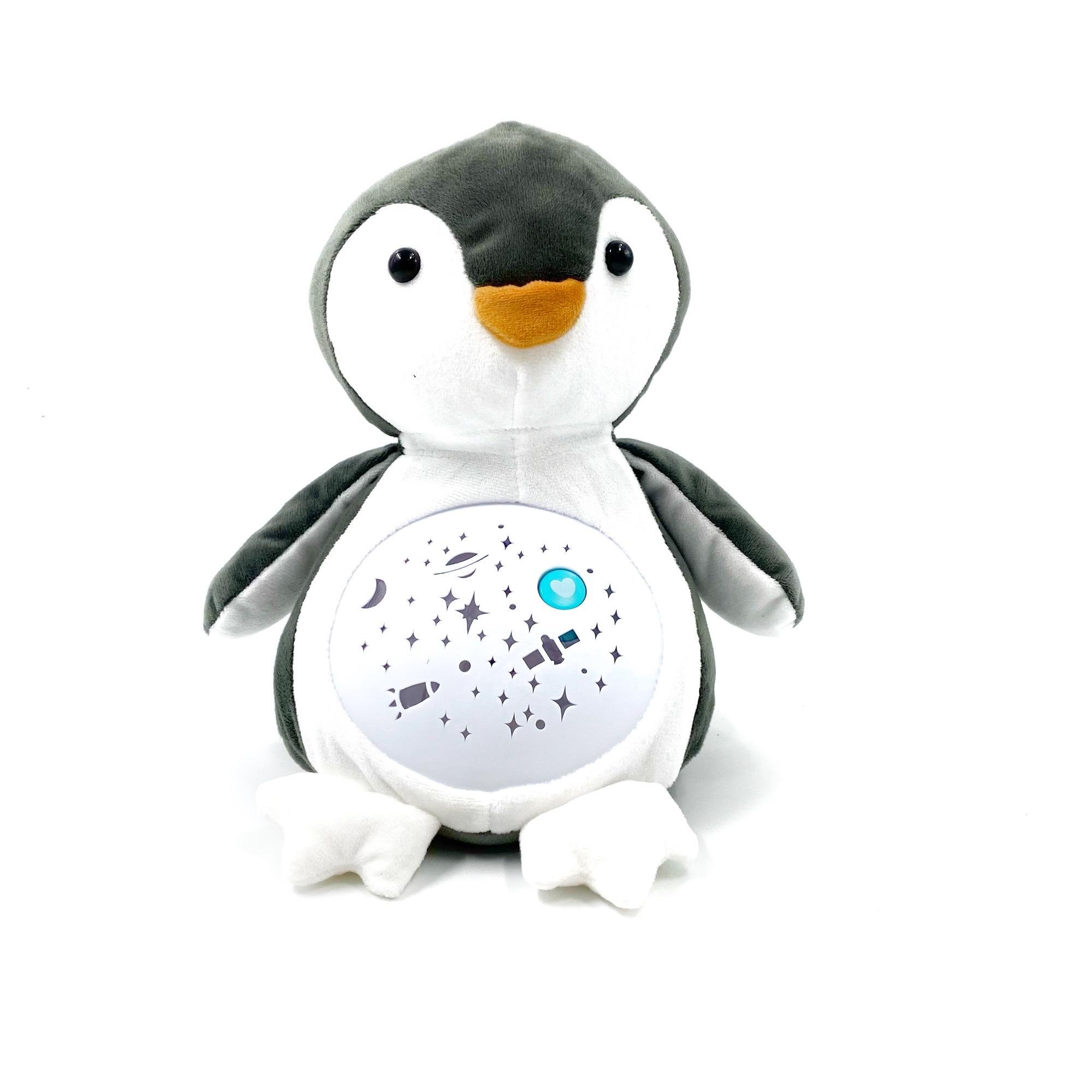 Ночник детский TK Group Пингвин 26 см музыкальный с проектором звездного неба Разноцветный (113328)