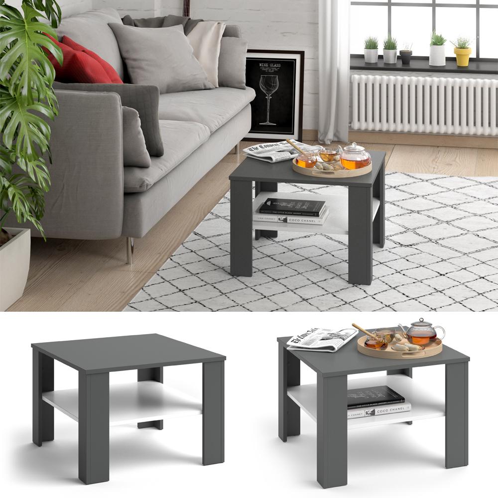 Столик чайный Vicco Homer 60x60 Антрацит - фото 6 Столик чайный Vicco Homer 60x60 Антрацит - фото 6