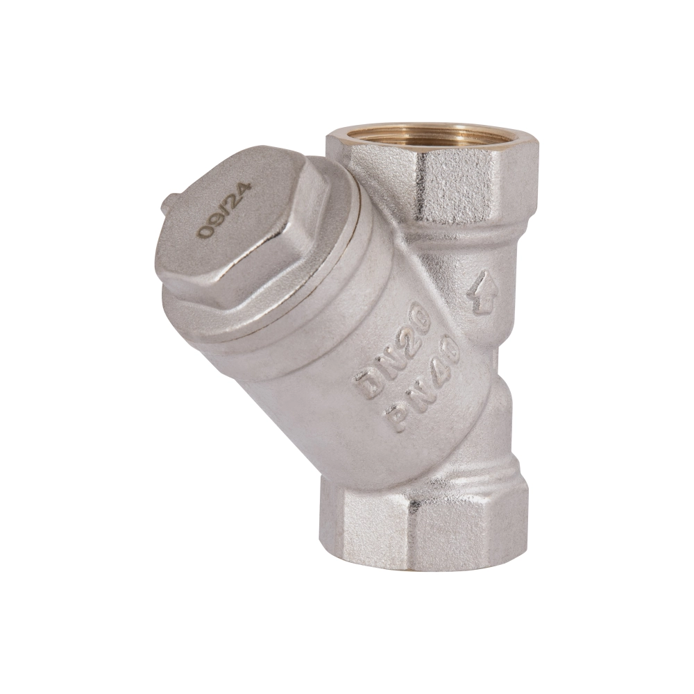 Фильтр для газа Thermo Alliance Standart 3/4" ВВ никелированный косой (SD00053380)